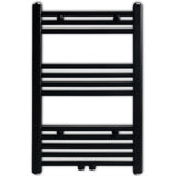 Vidaxl radiator handdoekenrek recht 500x764 mm zwart