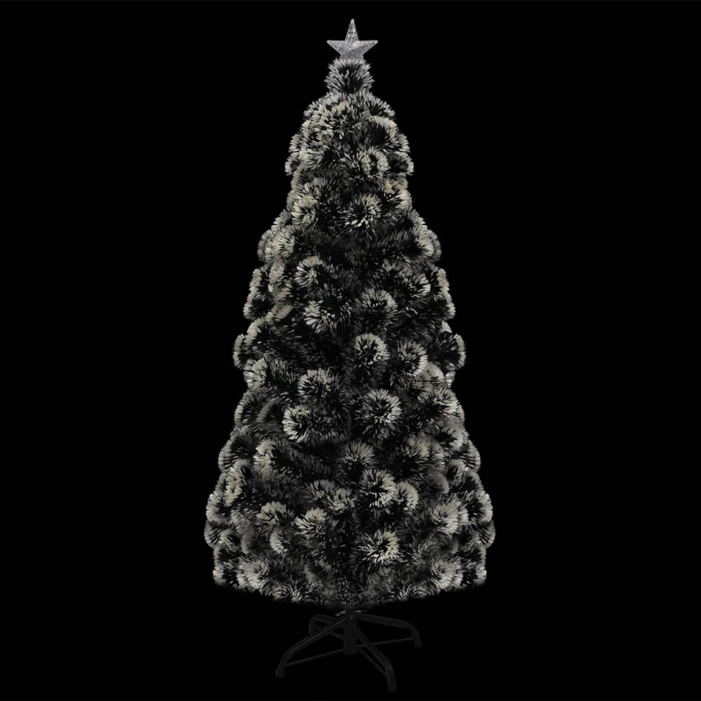 VidaXL Kerstboom met LED en standaard 210 cm glasvezel