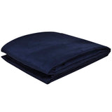 Vidaxl bankhoes microsuede marineblauw 140 x 210 cm