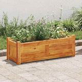 Vidaxl plantenbak verhoogd 76x27,6x25 cm acaciahout