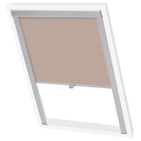 Vidaxl rolgordijn verduisterend beige m04 304