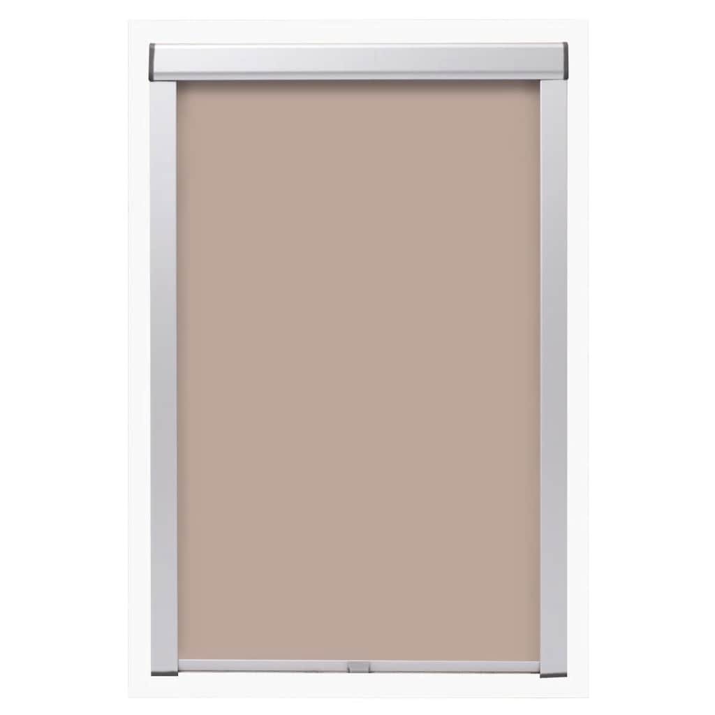 Vidaxl rolgordijn verduisterend beige m04 304