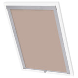 Vidaxl rolgordijn verduisterend beige m06 306