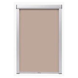 Vidaxl rolgordijn verduisterend beige m06 306