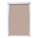 Vidaxl rolgordijn verduisterend beige s08 608