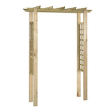 VidaXL Rozenboog 150x60x204 cm geïmpregneerd hout