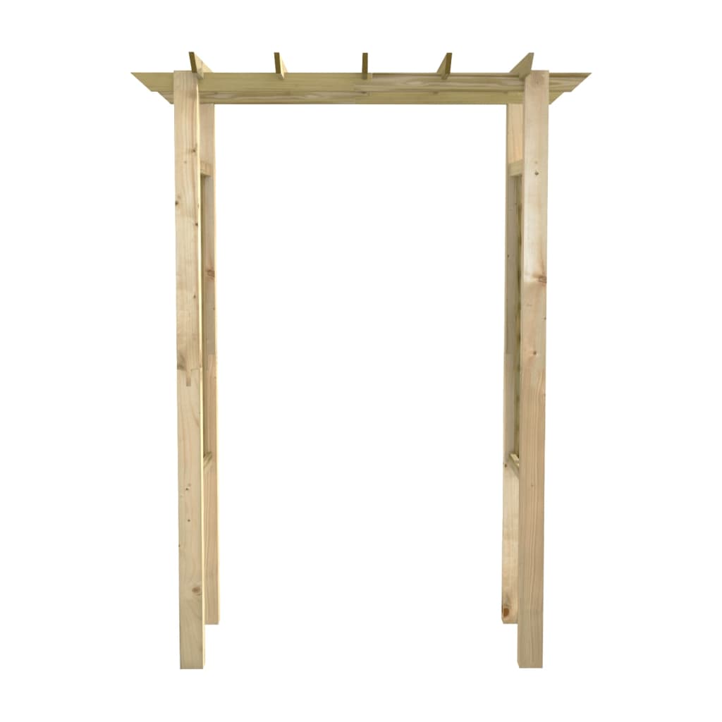 VidaXL Rozenboog 150x60x204 cm geïmpregneerd hout