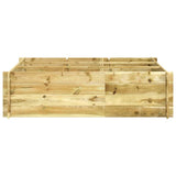 VidaXL Plantenbak verhoogd 150x100x40 cm geïmpregneerd hout