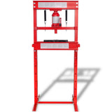 VidaXL Werkplaatspers 20 ton rood