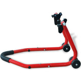 VidaXL Motorfiets voorwiel standaard rood