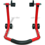 VidaXL Motorfiets achterwiel paddock standaard rood