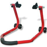 Vidaxl motorfiets achterwiel paddock standaard rood