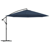 VidaXL Zweefparasol 3,5 m blauw