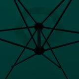 Vidaxl zweefparasol 3 m groen