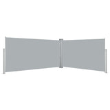 Vidaxl windscherm uittrekbaar 160x600 cm grijs