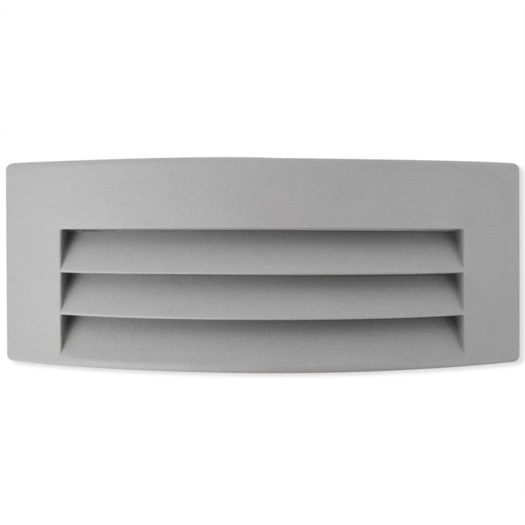 Vidaxl wandlamp buiten grijs aluminium