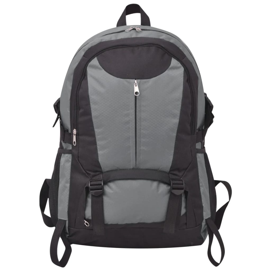 Vidaxl hikingrugzak 40 l zwart en grijs