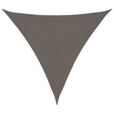 Vidaxl zonnescherm antraciet driehoekig 3,6x3,6x3,6 m hdpe