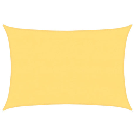 Vidaxl zonnescherm hdpe rechthoekig 4x6 m beige