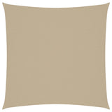 Vidaxl zonnescherm vierkant 3,6x3,6 m oxford stof beige