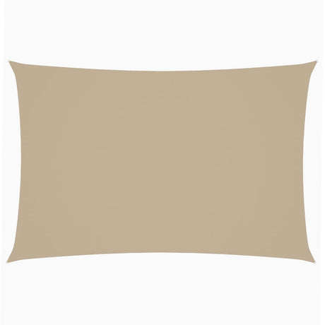 VidaXL Zonnescherm rechthoekig 2x4 m oxford stof beige