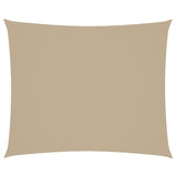 VidaXL Zonnescherm rechthoekig 4x6 m oxford stof beige