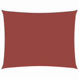Vidaxl zonnescherm rechthoekig 4x6 m oxford stof terracottakleur