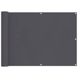 Vidaxl balkonscherm 90x400 cm oxford stof antraciet
