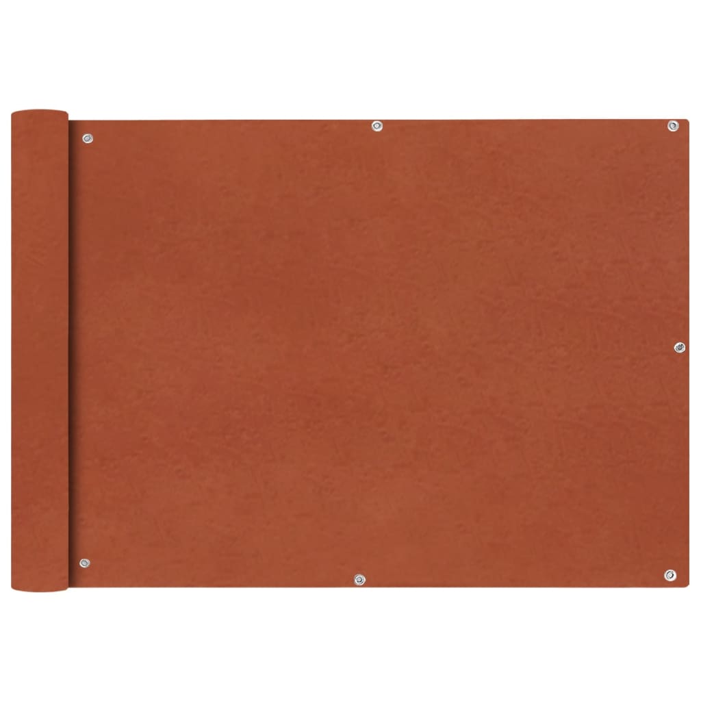 Vidaxl balkonscherm oxford textiel 75x600 cm terracotta