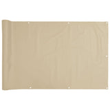 VidaXL Balkonscherm Oxford textiel 75x600 cm beige