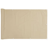 VidaXL Balkonscherm Oxford textiel 90x400 cm beige