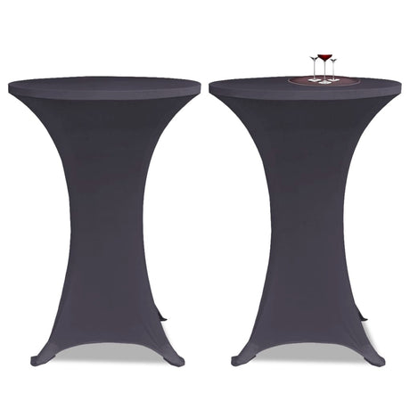 Vidaxl tafelhoes stretch antraciet 2st