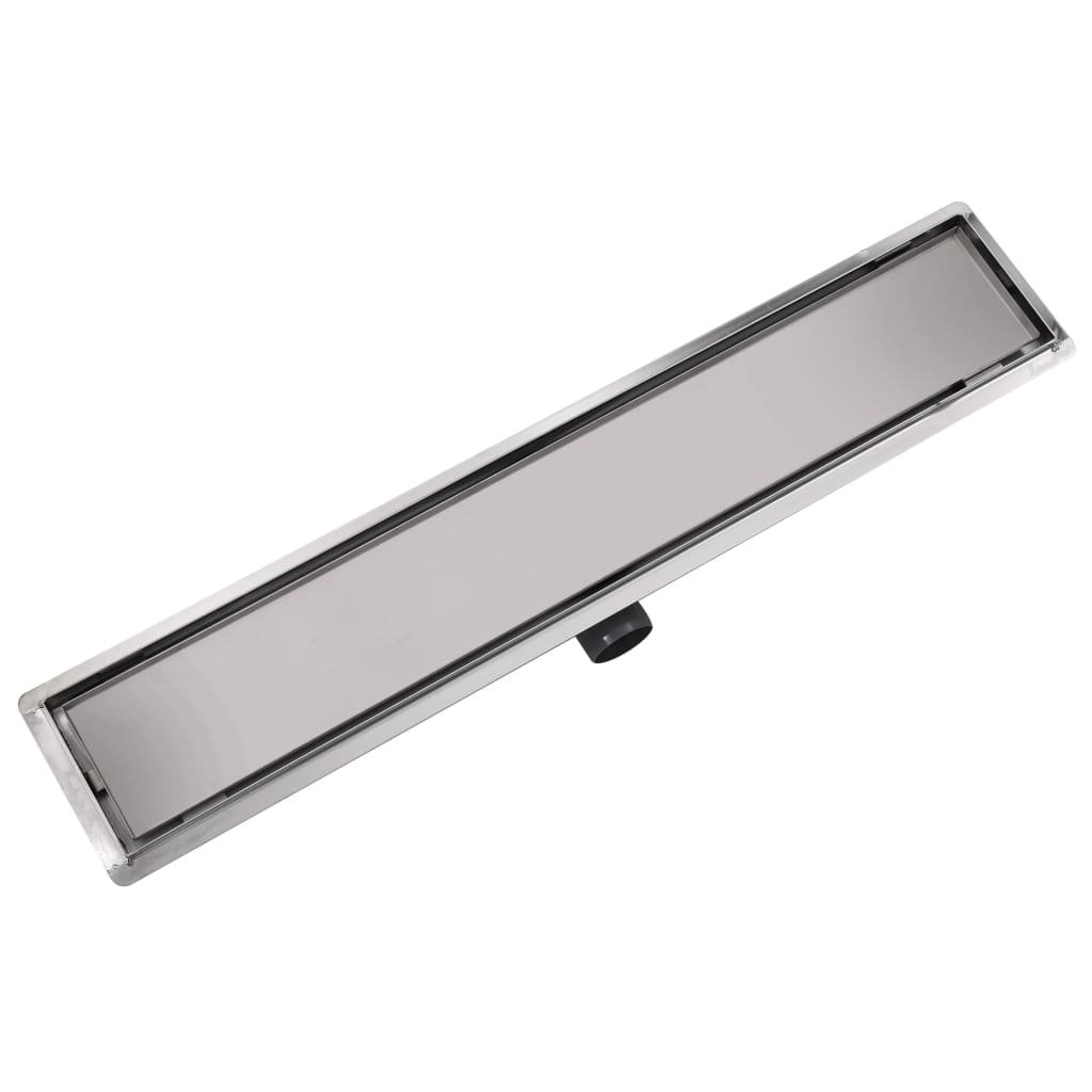 VidaXL Doucheputje rechthoekig 730 x 140 mm roestvrij staal