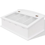 Vidaxl besteklade mdf wit barok stijl