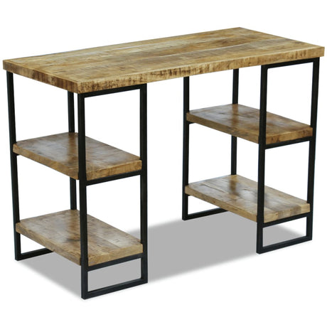Vidaxl bureau 110x50x76 cm mangohout
