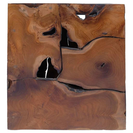 Vidaxl kruk 40x40x45 cm massief teakhout bruin