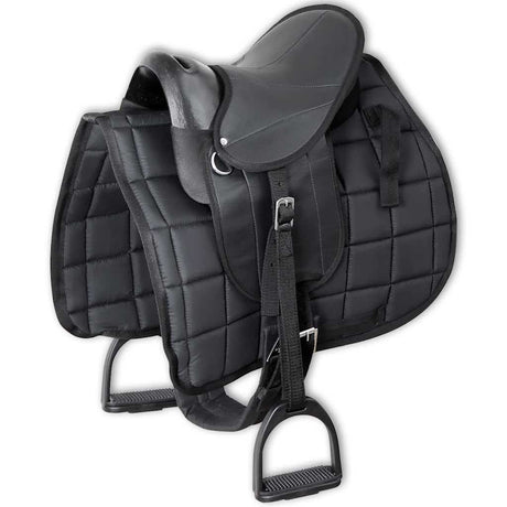Vidaxl ponyzadel set 10 zwart