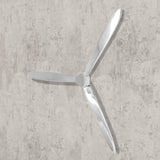 Vidaxl propeller voor aan de muur 70 cm aluminium zilver