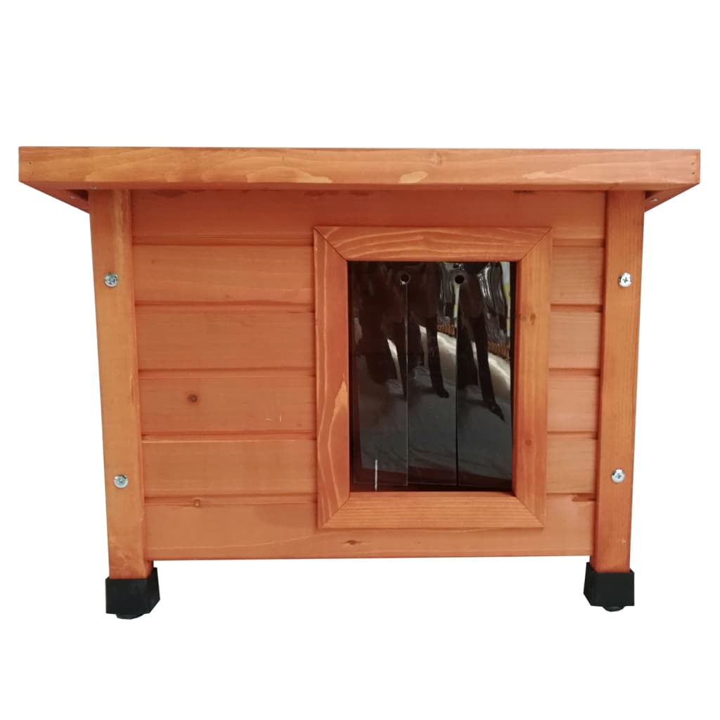 @pet @pet kattenhok voor buiten xl 68,5x54x51,5 cm hout bruin