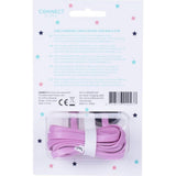 Kangaro k-58191006 dresz 2in1 micro-usb laadkabel + pin lippen roze