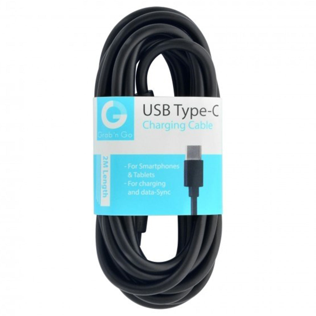 GrabNGo GrabNGo Gng Laad datakabel Usb-c 2m Zw