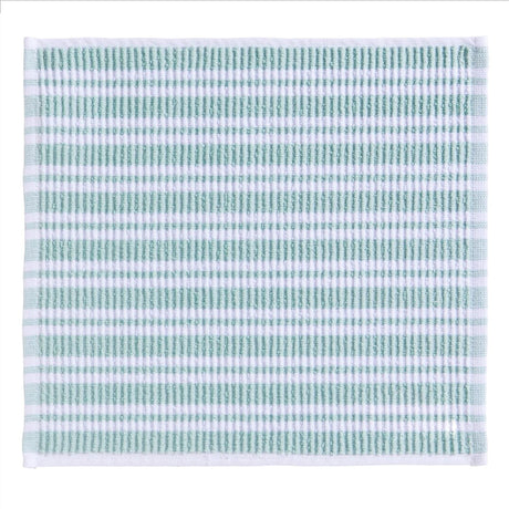 Ddddd vaatdoek stripe pastel groen 30x30cm pak a 4 stuks
