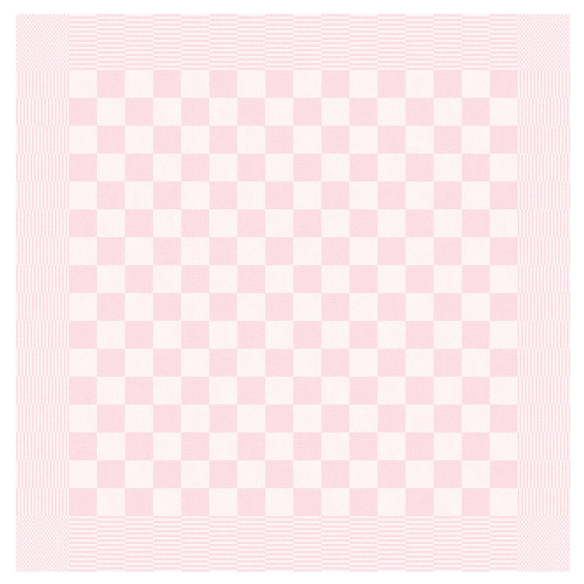 Ddddd theedoek bbq 65x65cm pastel roze pak a 6 stuks