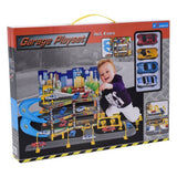 Tender Toys Tender Toys Speelgoedset met 4 auto's 62x31x33 cm grijs en blauw