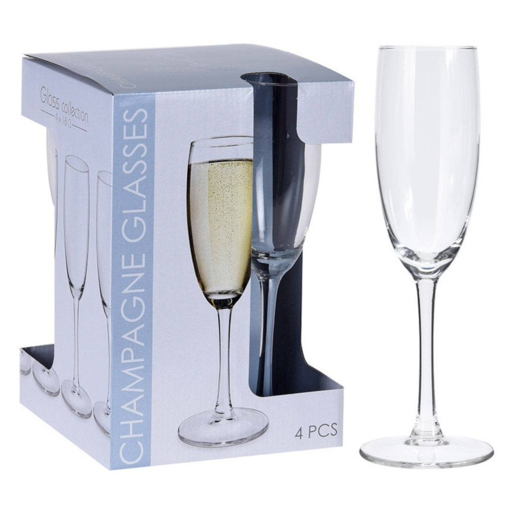 Diversen champagneglas set 4 stuks