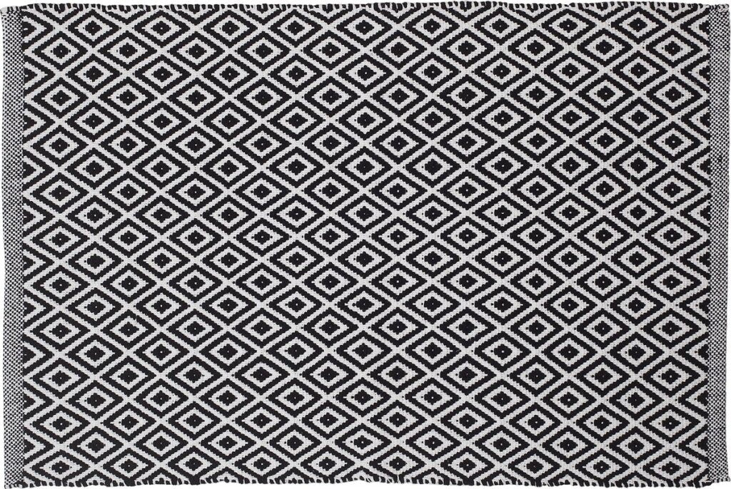 Sealskin Sealskin Trellis Badmat 60x9cm Katoen Zwart