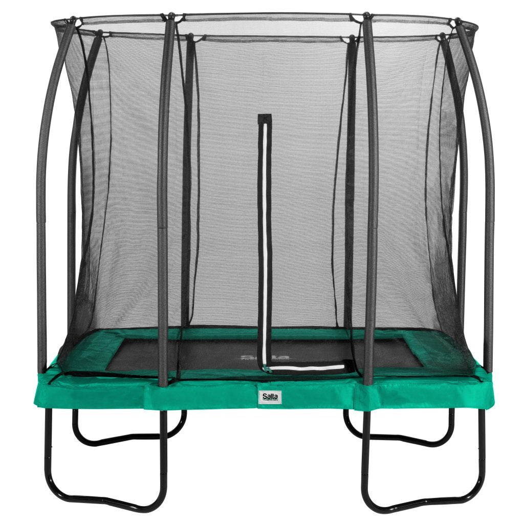 Salta salta 5091g comfort edition trampoline 153x214 cm + veiligheidsnet groen