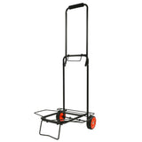 Proplus inklapbare bagagetrolley 30 kg staal zwart