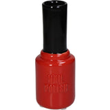 Overige Merken Nagellak Vaas 7x7x18.5 cm Rood Zwart