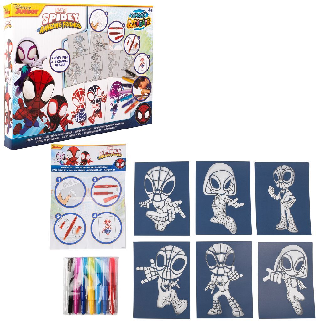 Marvel Spidey Blaaspennen Set